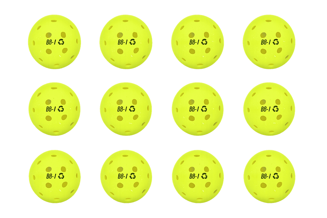 BounceBack BB-1 recycled pickleball — 12-Pack
